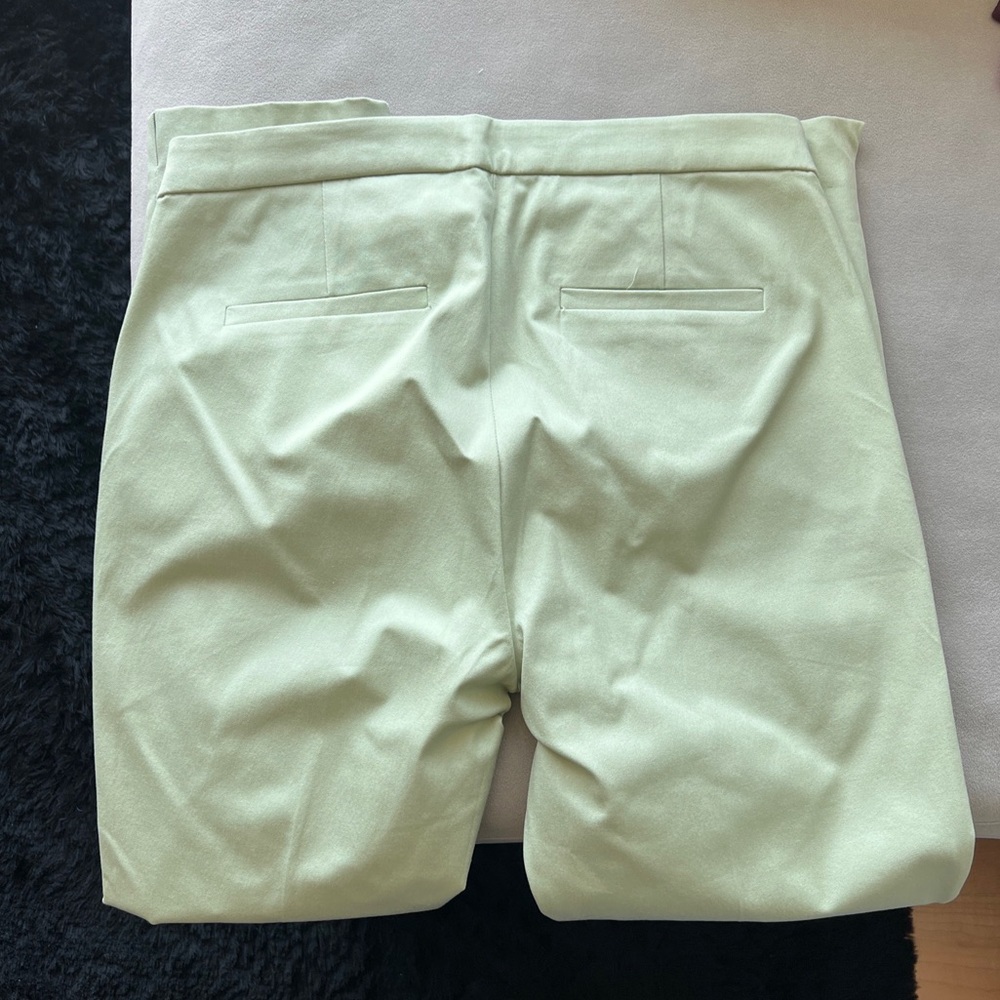 New J.Crew Martie Slim Bi-stretch Cotton Crop Pant in Light Pistachio - Picture 4 of 4